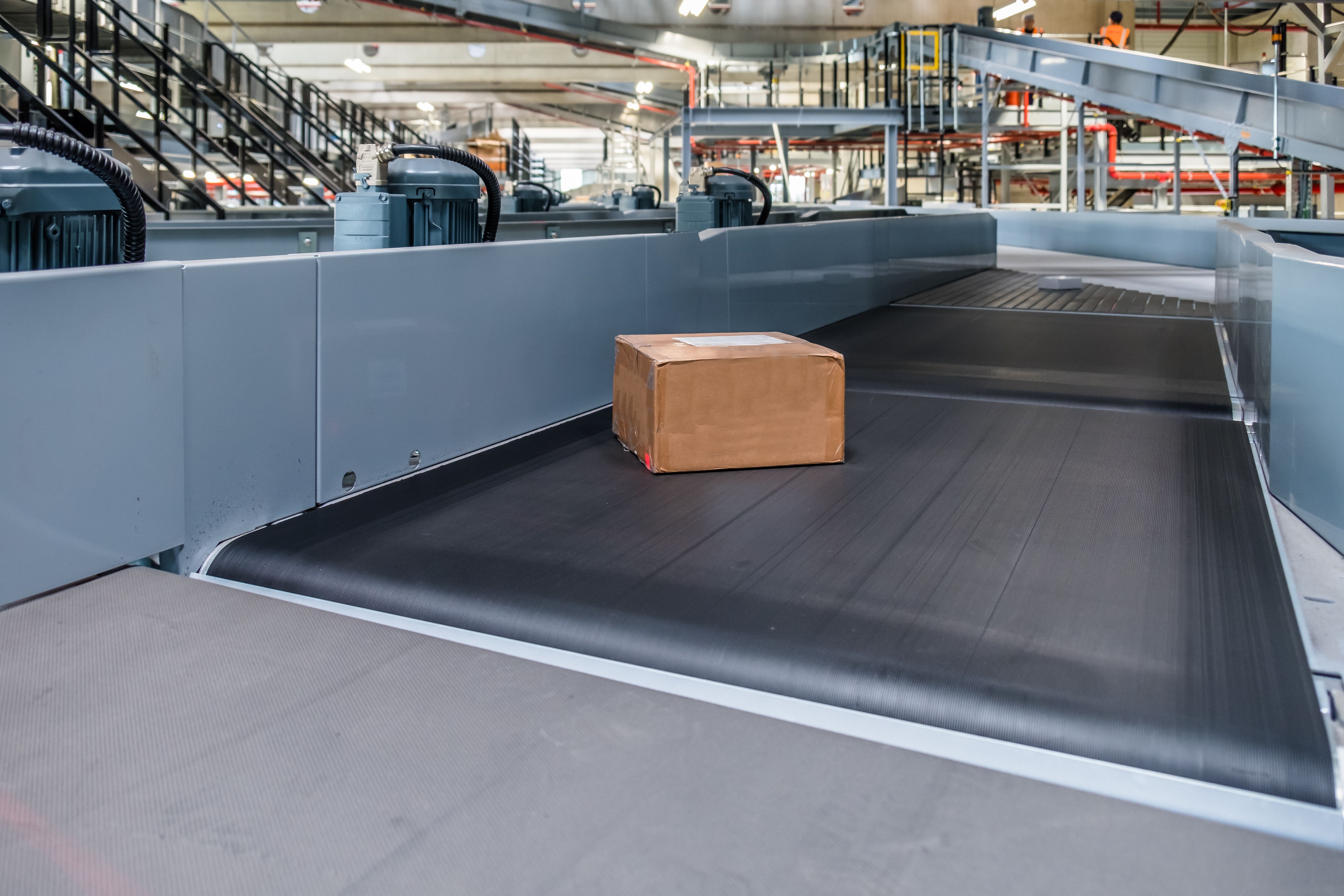 Case on Belted Conveyor